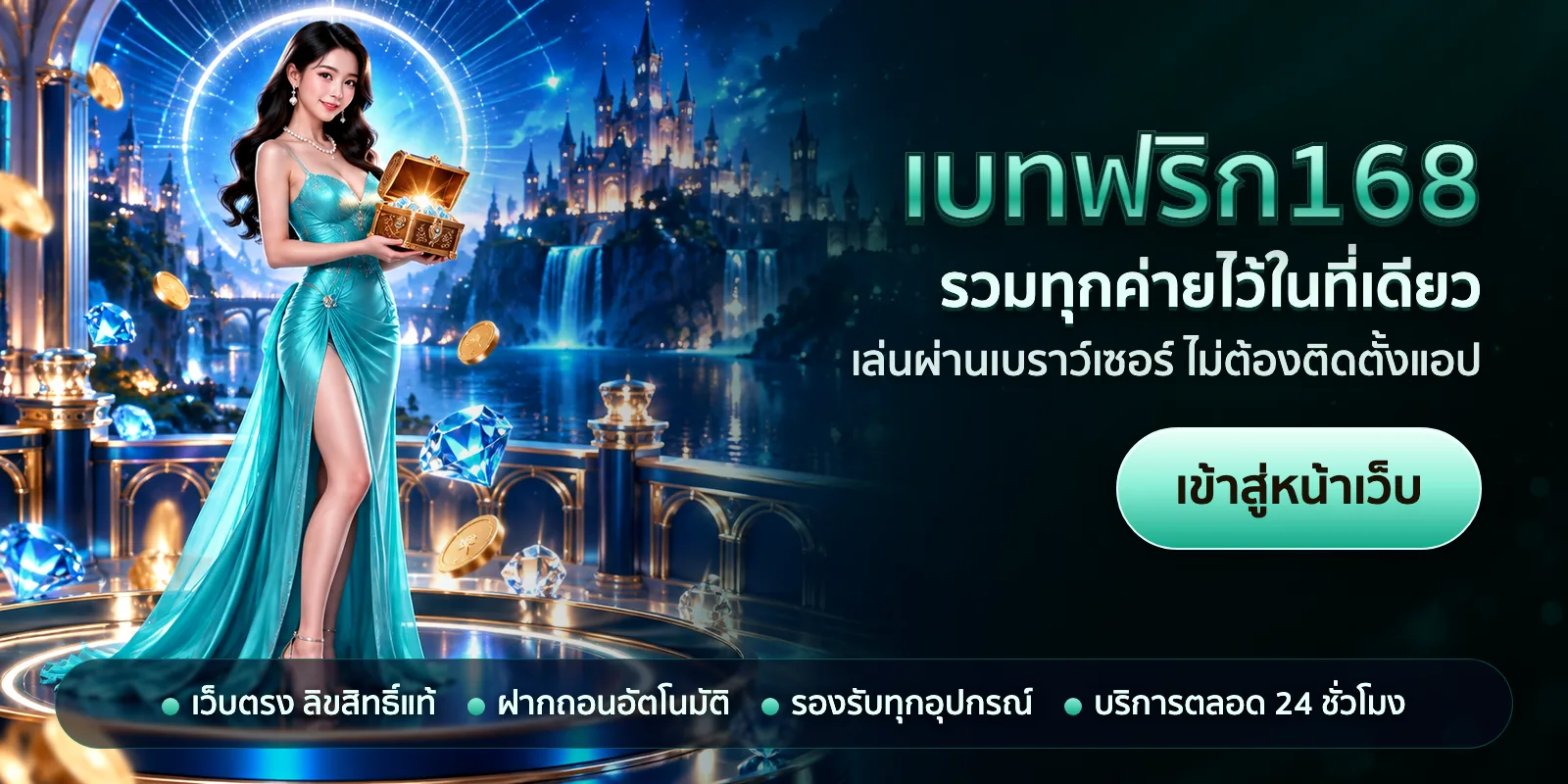 ภาพหัวเรื่องของ เบทฟริก168 ชุดที่ 1 — รวมทุกค่ายไว้ในที่เดียว